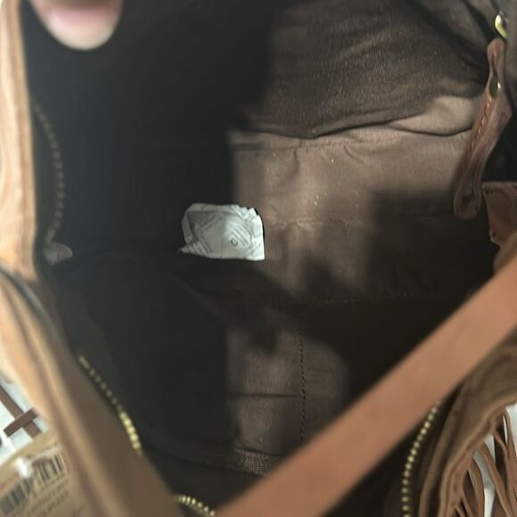 NWT Lucky Brand fringe shoulder bag - Picture 6 of 9